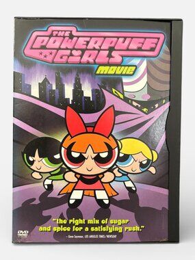The Powerpuff Girls Movie 2002 DVD GOOD CONDITION Warner Bros